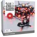 Guirlande 240 led rouge