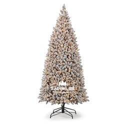 Flocked artificial tree &...