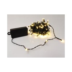 100 cold warm led garland with battery