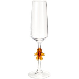 Gingerbread man champagne flute 225 ml