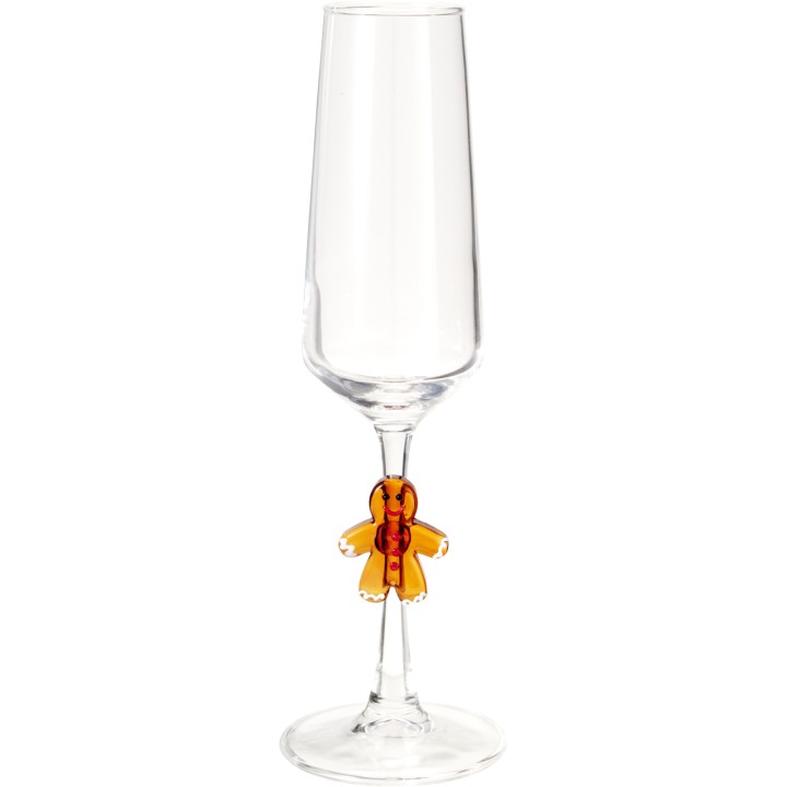 Champagneglas peperkoekmannetje 225 ml