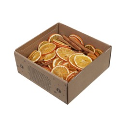 Gedroogde sinaasappelschijfjes en kaneel 250 g