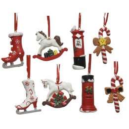 8 kerstfiguur hangers