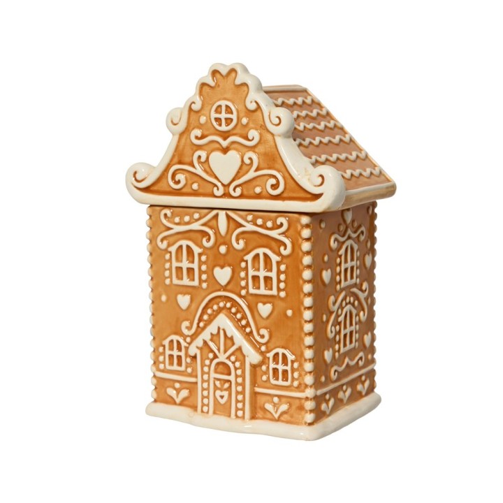 Gingerbread house jar
