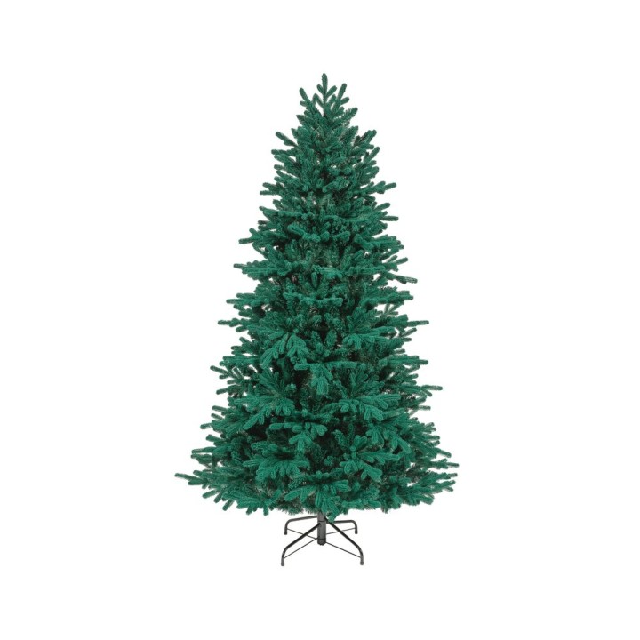 Emerald artificial Christmas tree flocked green Ø 116 x 180 cm