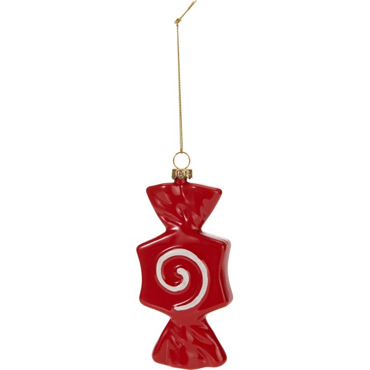 Hangend kerstsnoepje 8 cm - 9 assorti modellen