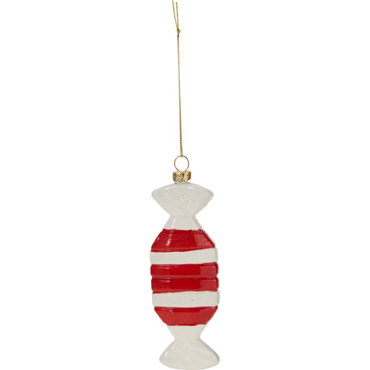 Hanging Christmas candy ornament 8 cm - 9 assorted designs