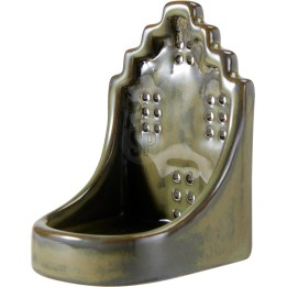 Porseleinen huisje waxinelichthouder 6 x 8 cm - 4 assorti modellen