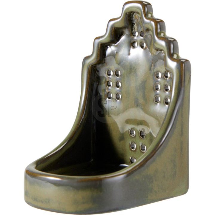 Porcelain house tealight holder 6 x 8 cm - 4 assorted designs