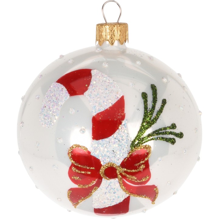 3x2 Boules de Noël en verre soufflé