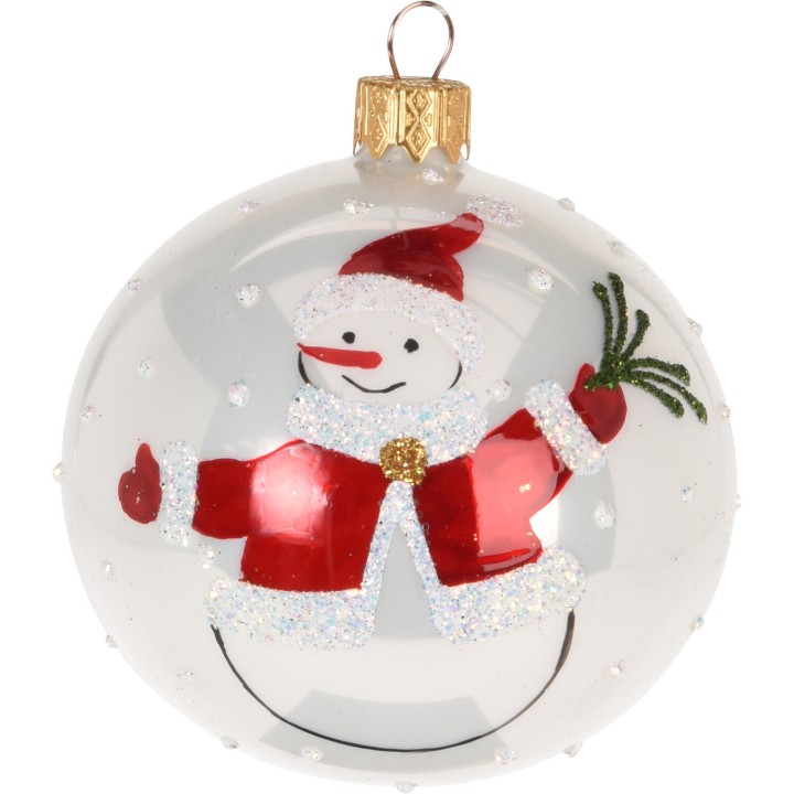 3x2 Boules de Noël en verre soufflé