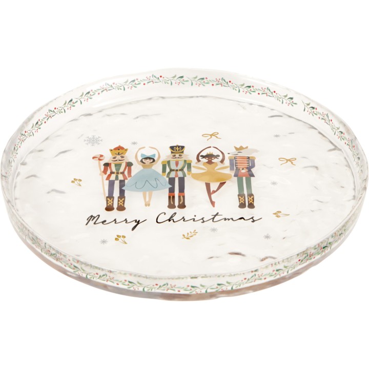 Nutcracker glass plate 24.5 cm