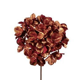 Metallic hydrangea stem copper
