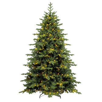 Sapin de Noël artificiel lumineux Oxford avec LED intégrées