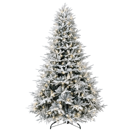Besneeuwde kunstkerstboom Monaco LED