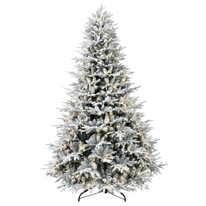 Besneeuwde kunstkerstboom Monaco LED