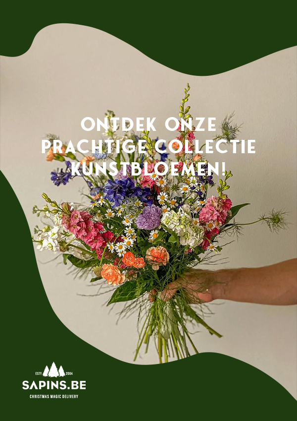 Kunstbloemen - Premium kwaliteit kunstmatige bloemdecoraties voor Kerstmis