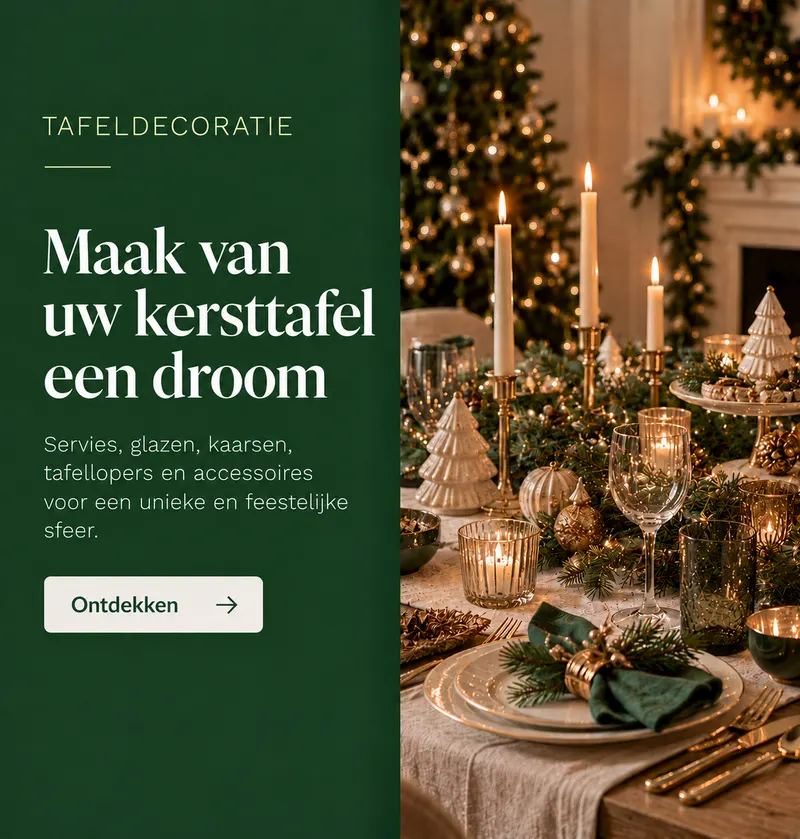 Dek een onvergetelijke feesttafel