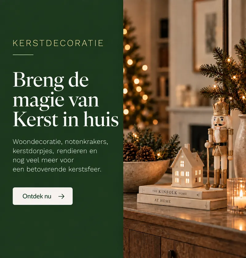Creëer een betoverend huis: decoratie, notenkrakers en kerstdorpen