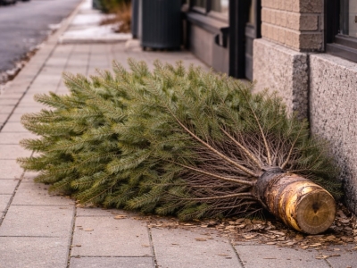 What happens to your Christmas tree after the holidays?
